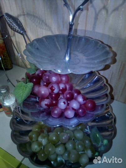 Этажерка для фруктов, трехъярусная