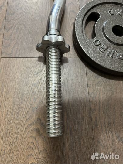 Гриф torneo ez с блинами 5 кг