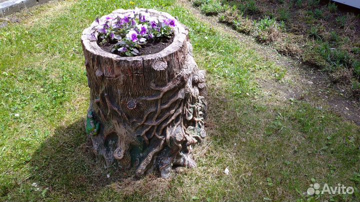 Уличная ск. 50 см Пеньки сказочные дек. Артбетон