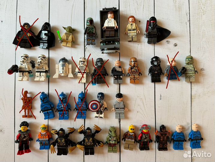 Фигурки человечки lego star wars