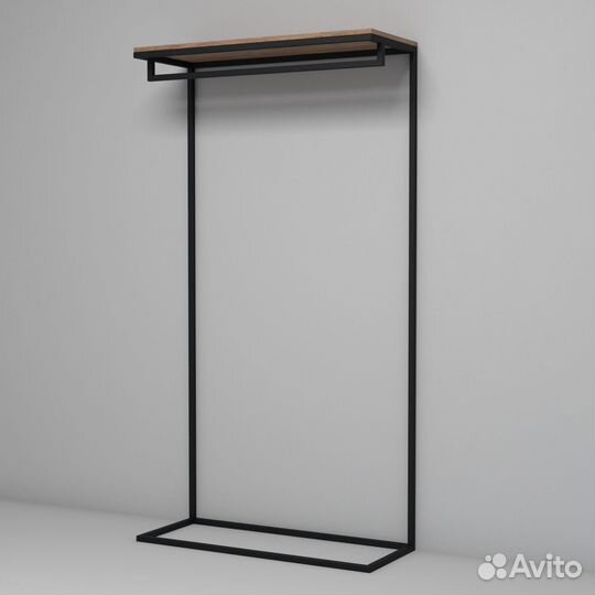 Рейл для одежды лофт из металла