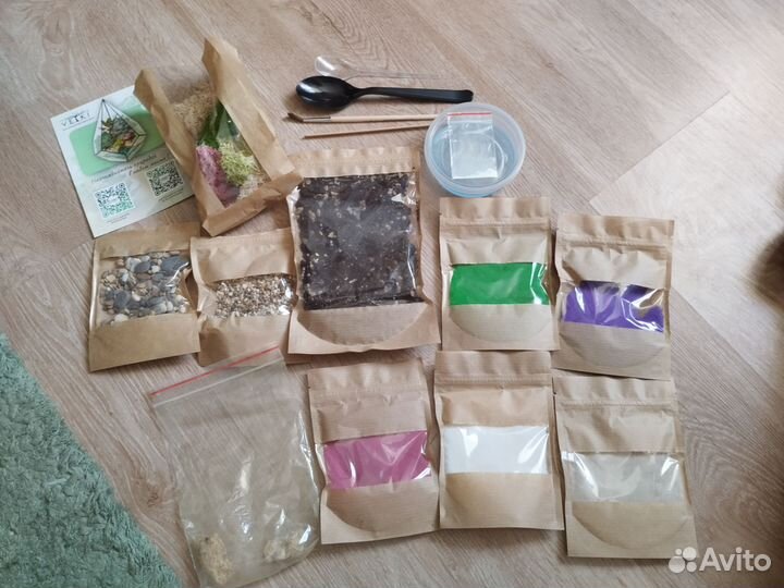 Набор для творчества или создания флорариума