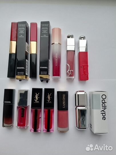 Блеск для губ chanel, dior и тд оригиналы