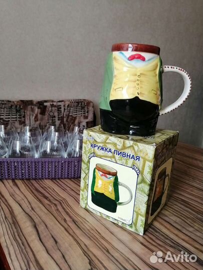 Кружка пивная Керамика в коробке