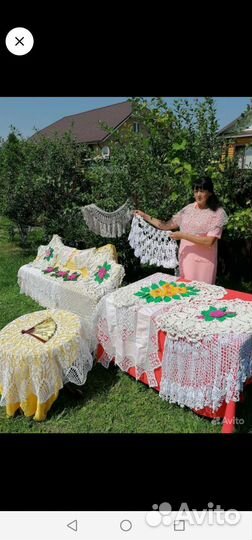 Салфетки вязаные крючком