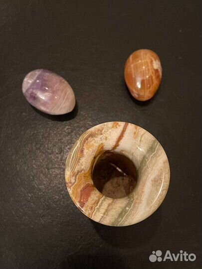 Ваза оникс / каменные яйца