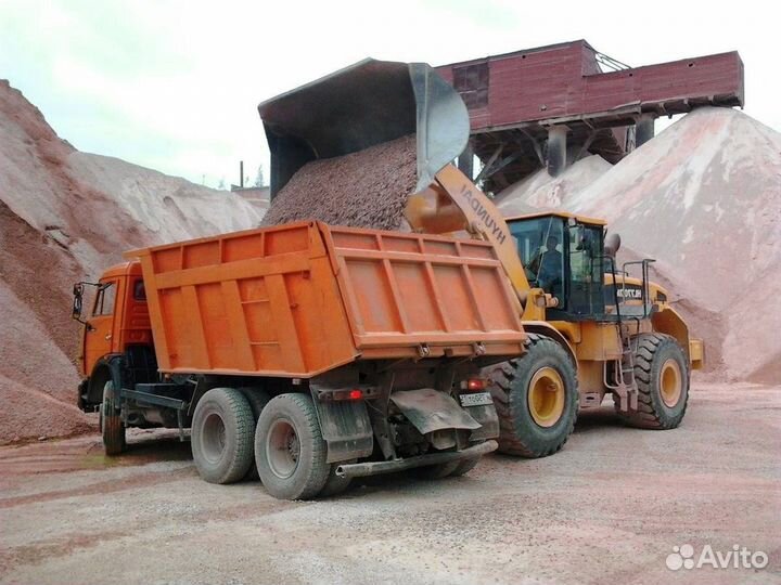 Щебень \ Земля гранитный мелкий от трех кубов