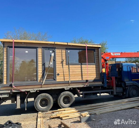 Баня модульная из бруса под ключ