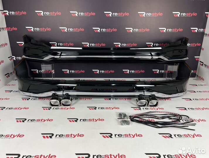 Обвес Lexus LX570 с16г Modellista Под 2 выхлопа