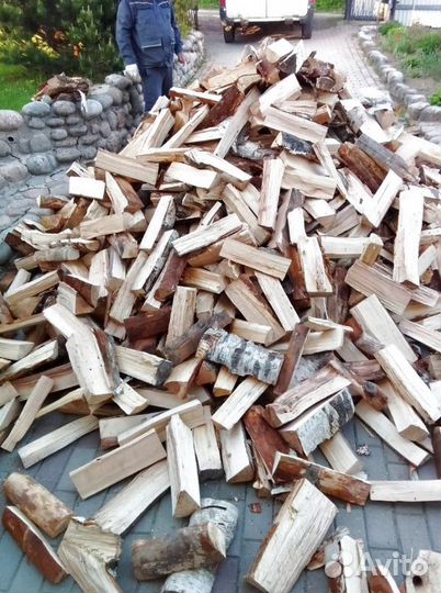 Дрова колотые Береза