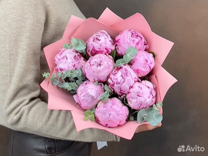 Пионы Доставка цветов букеты