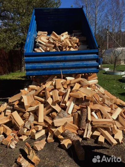 Дрова березовые. Колотые