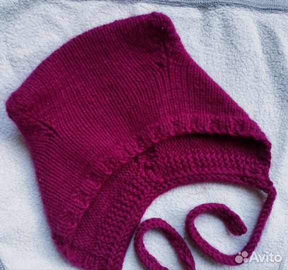 Чепчик вязанный кашемир