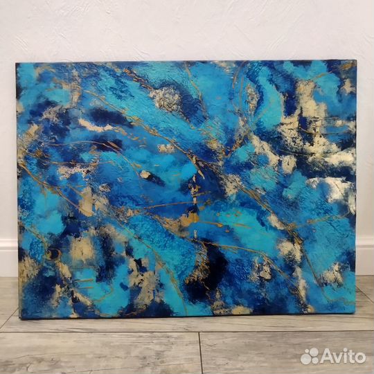 Интерьерная картина большая абстракция