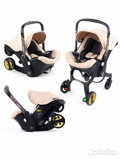 Автолюлька на колесах типа Doona