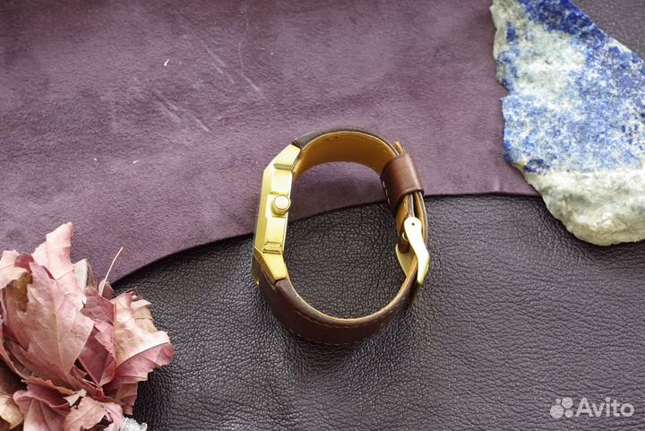 Кожаный ремешок на часы Diesel. На заказ Handmade