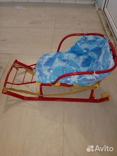 Детские санки с колесами