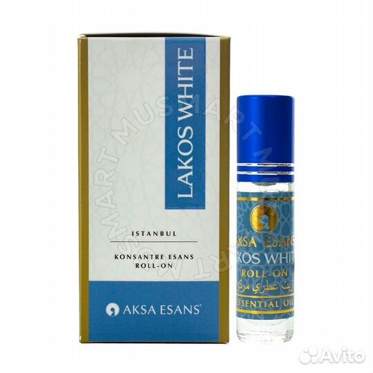 Духи масляные Al Aksa - Lakos White 6 мл, Турция
