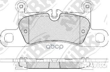 Колодки тормозные дисковые зад PN0565 NiBK