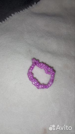 Кольцо из бисера