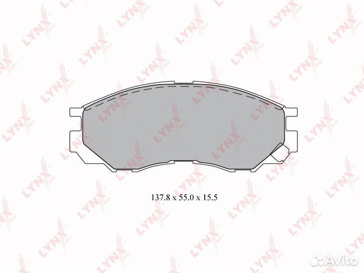 Колодки тормозные дисковые