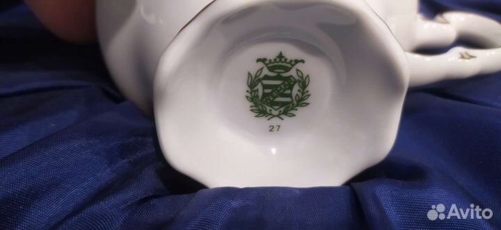 Немецкий фарфор Weimar Porzellan для чая или кофе