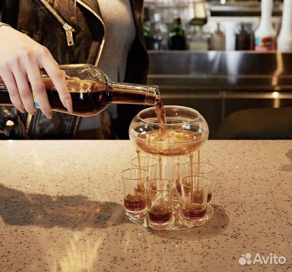 Рюмки оригинальные набор с держателем