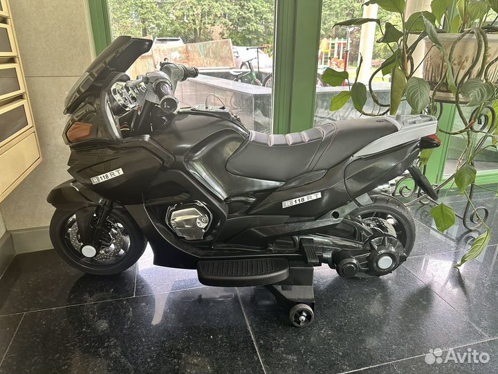 Электромотоцикл BMW R1200RT черный 12V — HZB-118