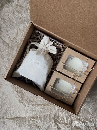 Подарочный набор / соевые свечи