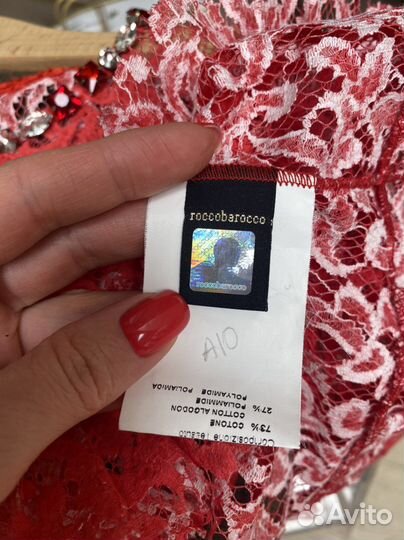 Нарядная блузка кружево Roccobarocco