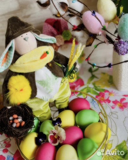 Пасхальный заяц декор к пасхе