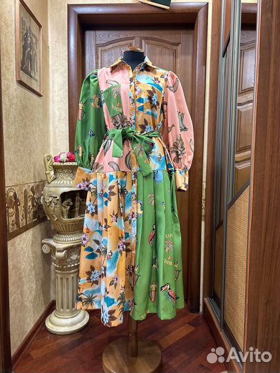 Alemais новое платье плотный хлопок