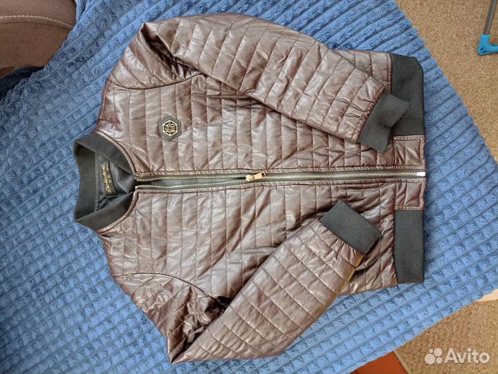 Ветровка для мальчика экокожа