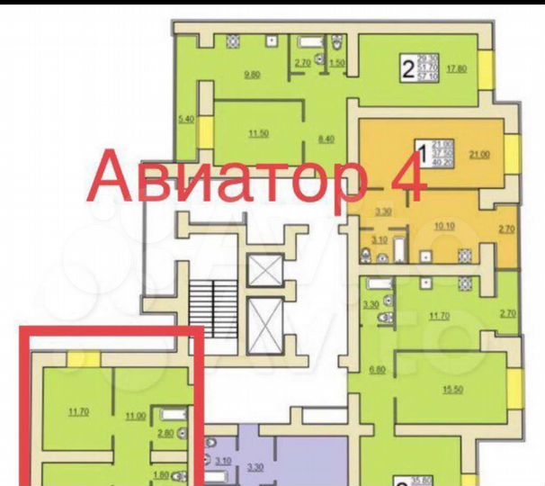 2-к. квартира, 56,3 м², 16/16 эт.