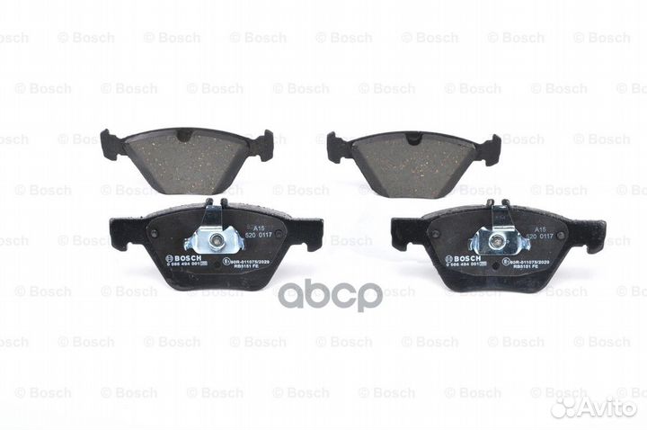 Колодки торм.пер. 0986494001 Bosch