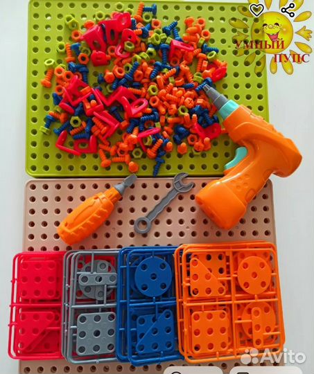 Конструктор 3D, с шуруповертом