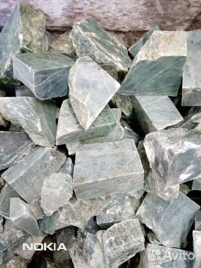 Нефрит Камень для бани пилено-колотый цена за кг