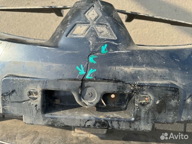 Бампер передний Mitsubishi Lancer 9 2003 лансер 9