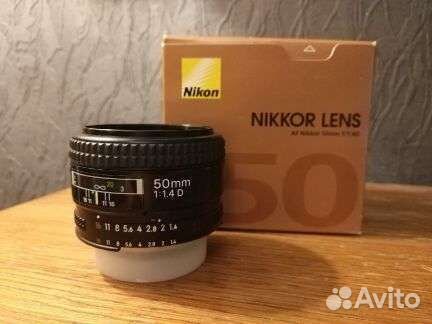 Портретный Объектив Nikon 50mm 1.8D и тд