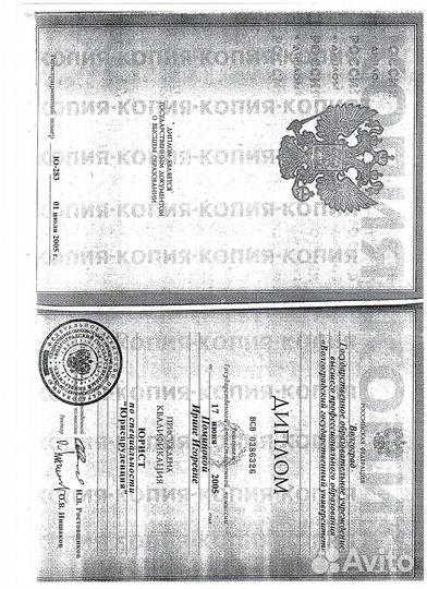 Юрист / Юридическиe услуги / Консультация юриcта