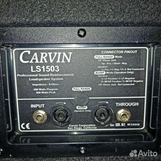 Колонки Carvin LS1503
