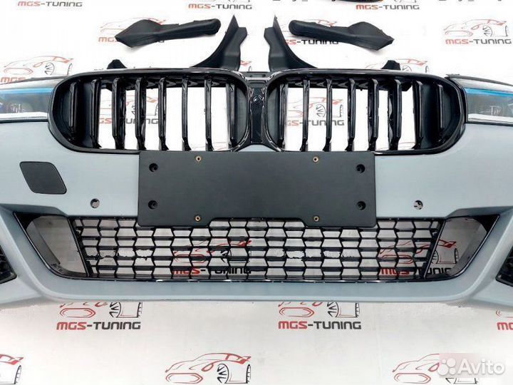 Бампер+оптика М пакет рестайлинг BMW G30