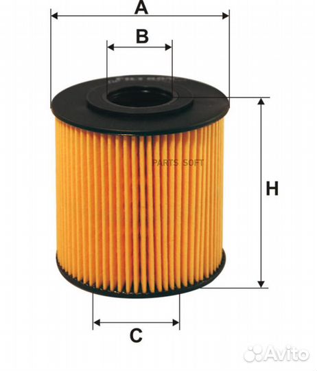 Filtron OE662 Фильтр масляный (вставка)