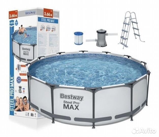 Каркасный бассейн 366х100