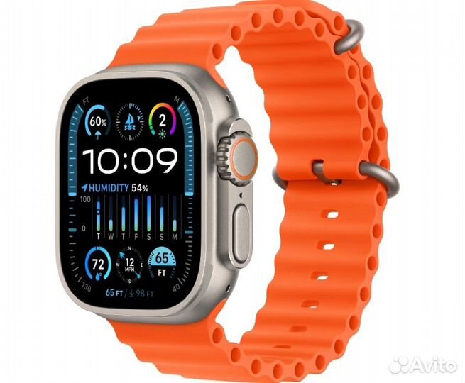 Apple watch ultra 2 49mm Ocean Band Orange