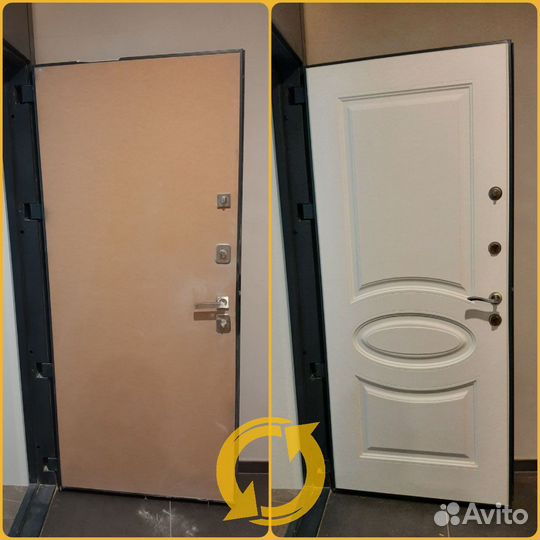 Панели мдф на металлические двери