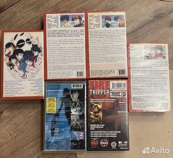 VHS кассеты - аниме