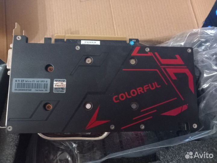 Видеокарта colorful gtx 1660 super