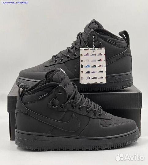 Кроссовки Nike Air Force 1 Duckboot (с мехом) (Арт.20746)