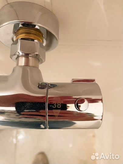 Смеситель для ванны с термостатом, душем